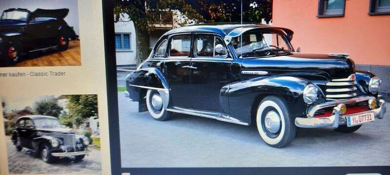 Schwarz Gebraucht 1953 Opel Kapitän Limousine | 29.900 € - Bild 1/4