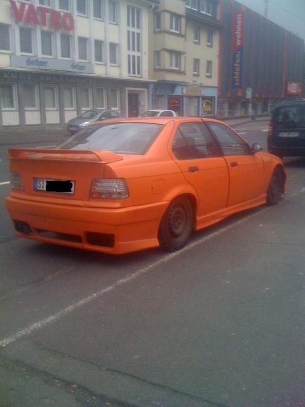 Gebraucht BMW 318 154 PS (113 kW) 1990 Orange metallic Kleinwagen