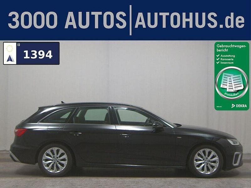 Schwarz Gebraucht 2022 Audi A4 S-Line Kombi | 24.680 € (Superpreis) - Bild 1/4