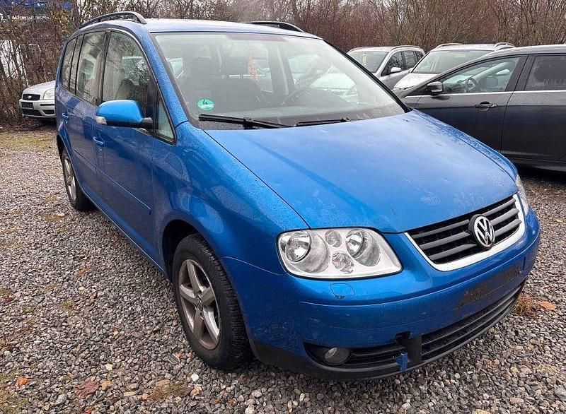 Blau Gebraucht 2006 VW Touran Goal Van / Kleinbus | 2.490 € (Fairer Preis) - Bild 1/4