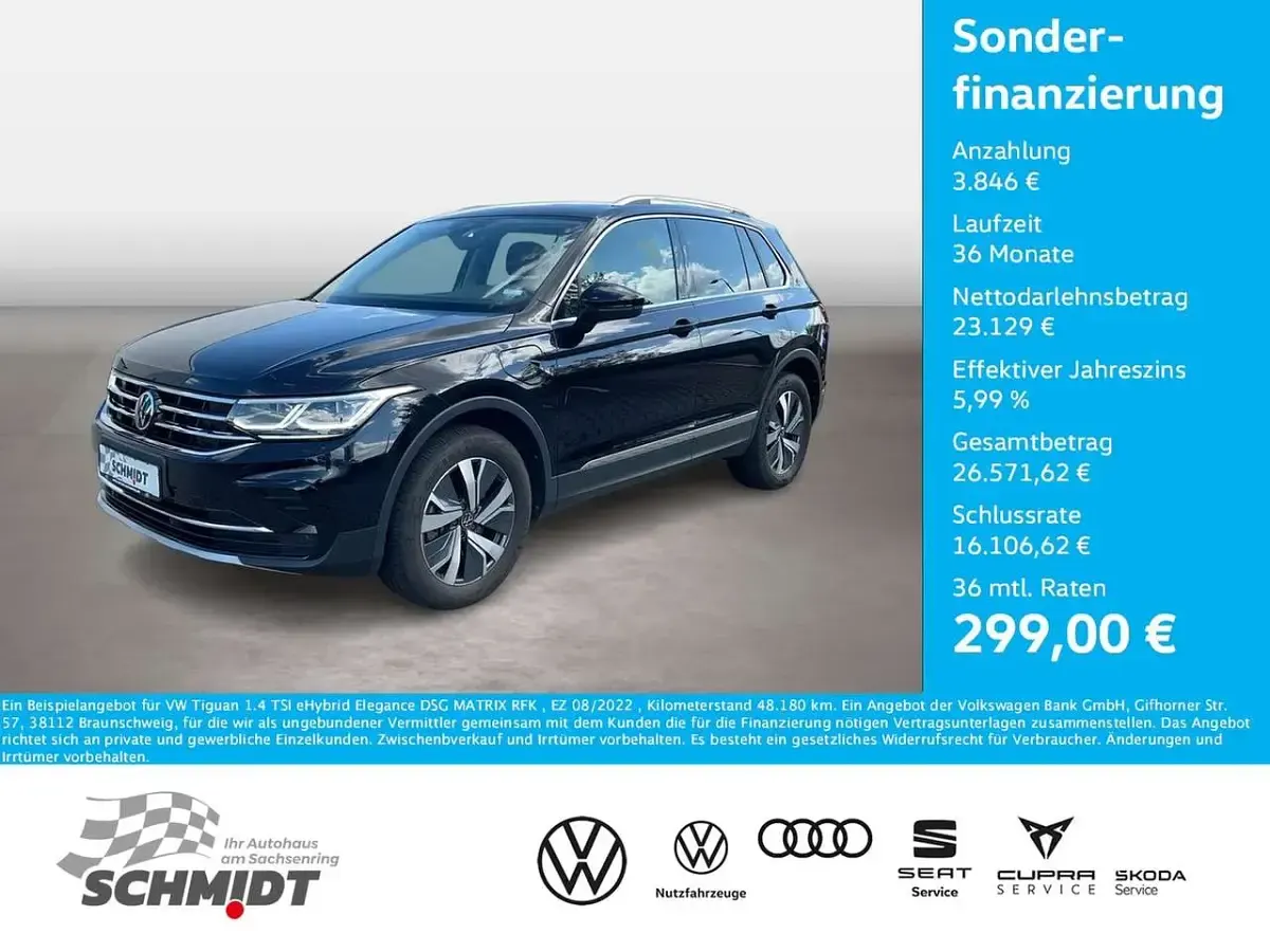 Gebraucht VW Tiguan Elegance 245 PS (180 kW) 2022 Schwarz SUV