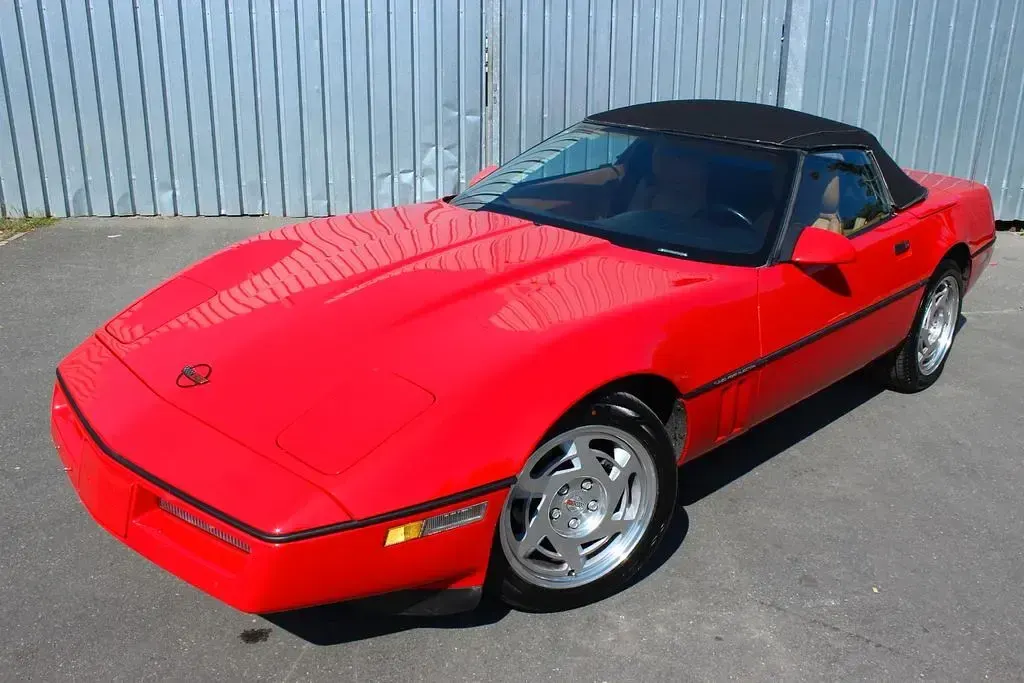 Second-hand Corvette C4 243 CP (178 kW) 1990 Roșu Cabrio