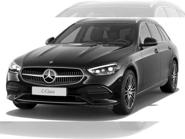 Schwarz (metalliclack obsidianschwarz) Neu 2024 Mercedes C200 Avantgarde Kombi | 50.690 € (Teuer) - Bild 1/4