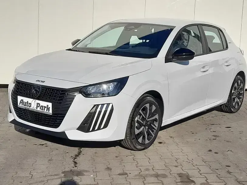 Neu Peugeot 208 Style 101 PS (74 kW) 2025 Weiss okenite Kleinwagen