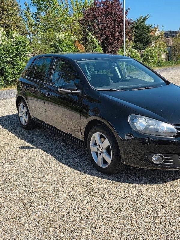Brugt VW Golf VI 105 HK (77 kW) 2010 Sort Hatchback