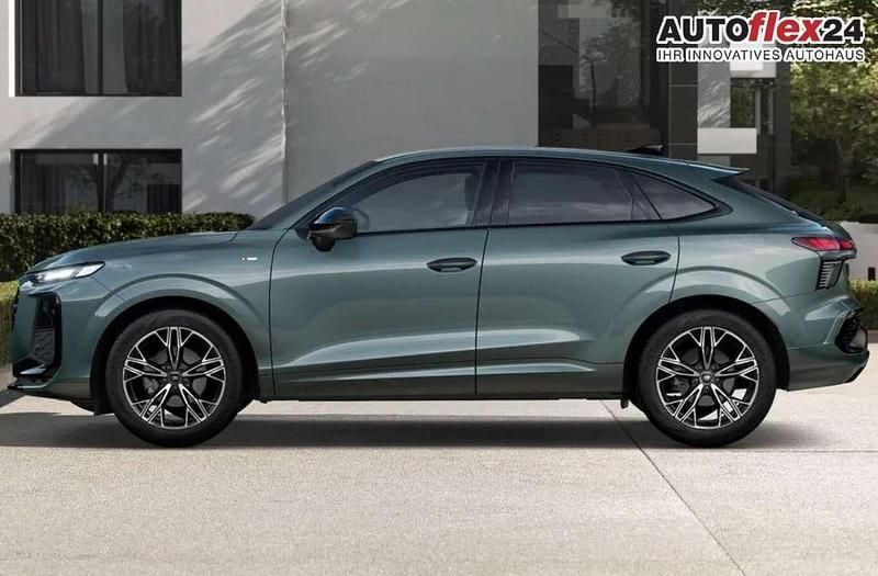 Neu Audi Q3 Sportback S-Line 150 PS (110 kW) 2026 Salbeigrün metallic SUV