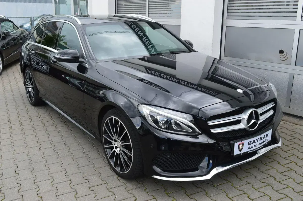 Gebraucht Mercedes C200 Business 184 PS (135 kW) 2016 Schwarz  unilack Kombi