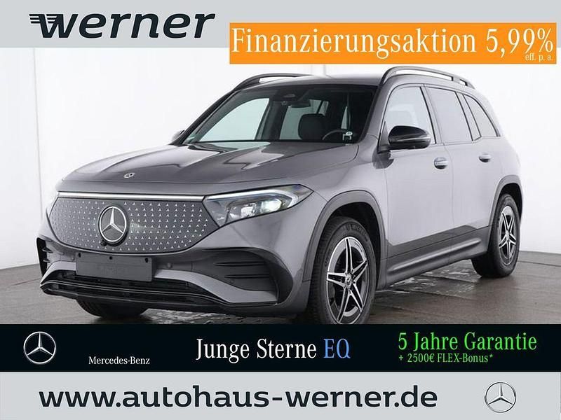 Lack mountaingrau Gebraucht 2024 Mercedes EQB300 AMG Line Premium SUV | 42.824 € (Fairer Preis) - Bild 1/4