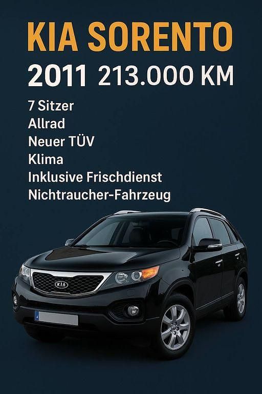 Schwarz Gebraucht 2011 Kia Sorento Spirit SUV | 8.000 € (Fairer Preis) - Bild 1/4