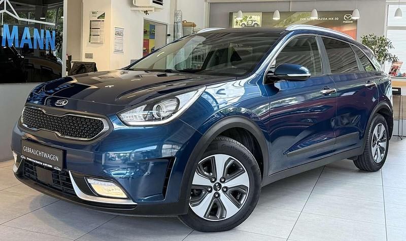 (c3u) ozeanblau met. Gebraucht 2017 Kia Niro Vision SUV | 15.490 € (Fairer Preis) - Bild 1/4