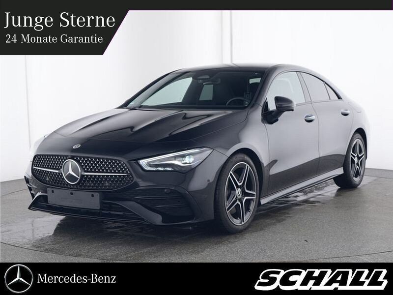 Schwarz Gebraucht 2024 Mercedes CLA200 AMG Coupé | 40.099 € (Fairer Preis) - Bild 1/4