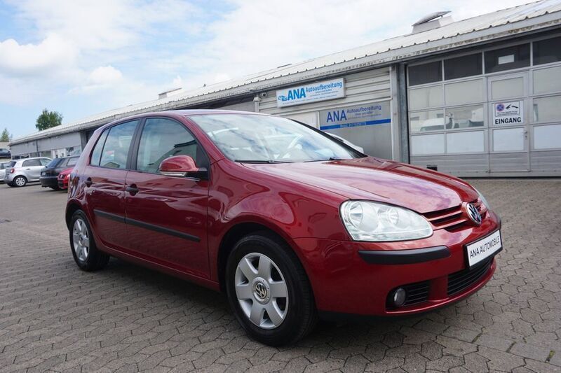 Rot Gebraucht 2005 VW Golf V Trendline Limousine | 3.999 € (Fairer Preis) - Bild 1/4