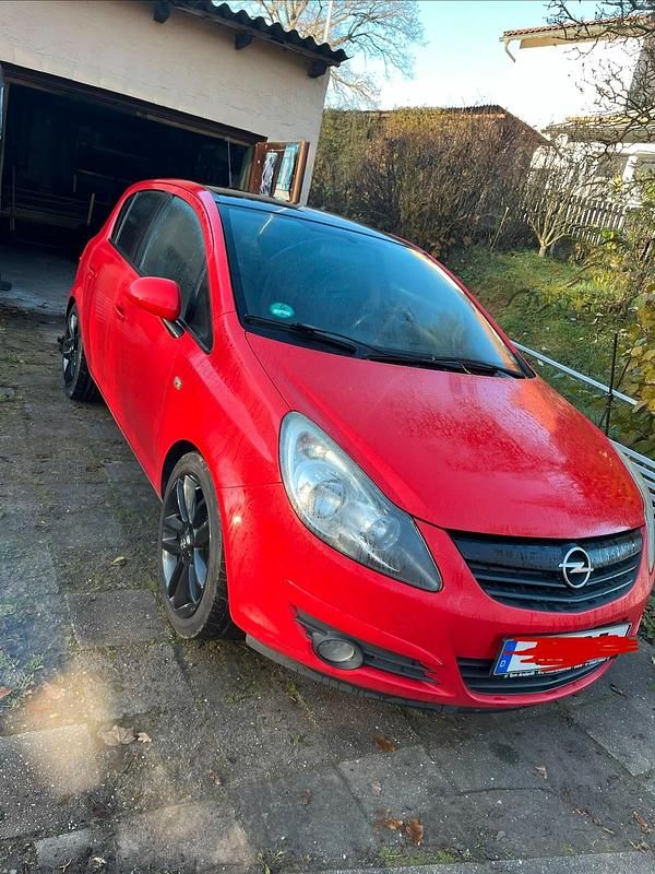 Gebraucht Opel Corsa Color Edition 87 PS (63 kW) 2010 Rot Kleinwagen