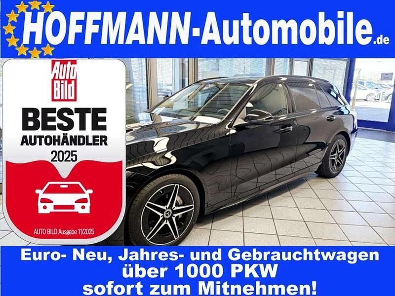 Obsidianschwarzmet. (metallic) Gebraucht 2024 Mercedes C200 AMG Kombi | 38.300 € (Fairer Preis) - Bild 1/3