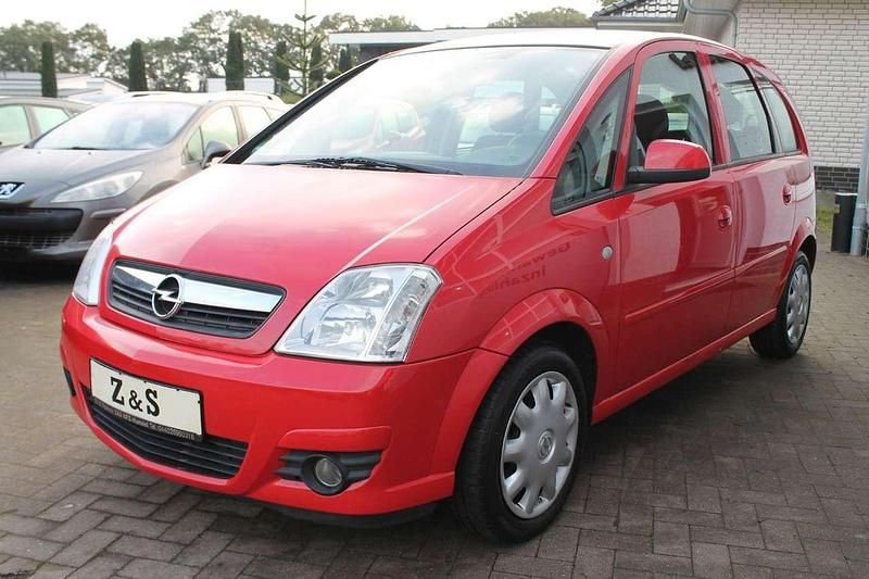 Gebraucht Opel Meriva Edition 105 PS (77 kW) 2006 Magma rot (b) Van / Kleinbus