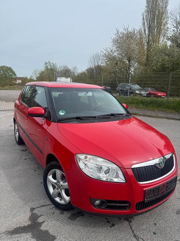 Gebraucht Skoda Fabia Elegance 70 PS (51 kW) 2007 Rot Kleinwagen