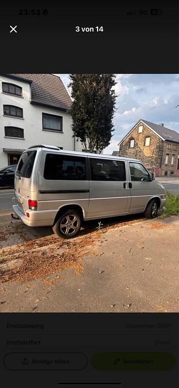 Gebraucht VW Caravelle 151 PS (111 kW) 2001 Silber Van / Kleinbus