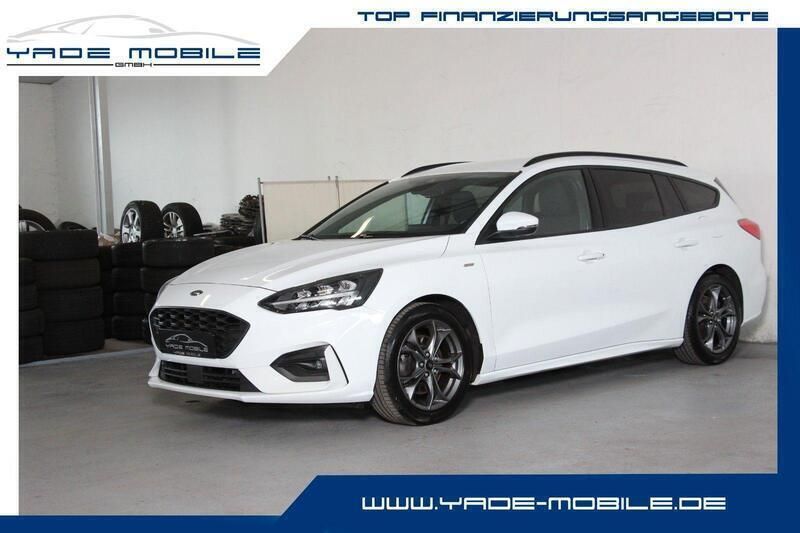 Weiß metallic Gebraucht 2019 Ford Focus ST-Line Kombi | 14.750 € (Fairer Preis) - Bild 1/4