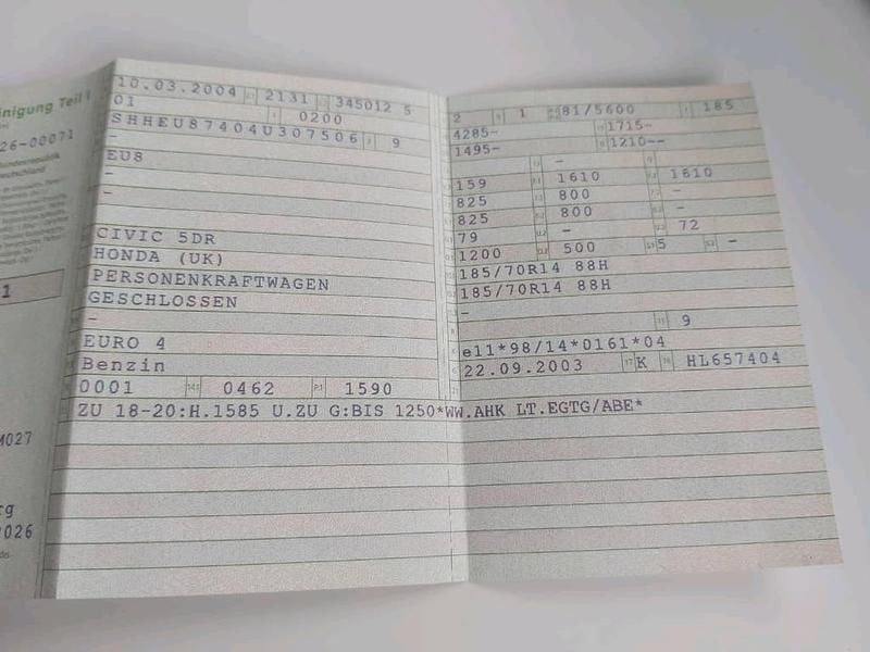 Usata Honda Civic 2004 Utilitaria