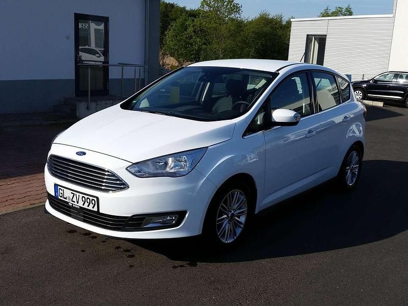 Weiß Gebraucht 2019 Ford C-MAX Titanium Van / Kleinbus | 13.900 € (Fairer Preis) - Bild 1/4