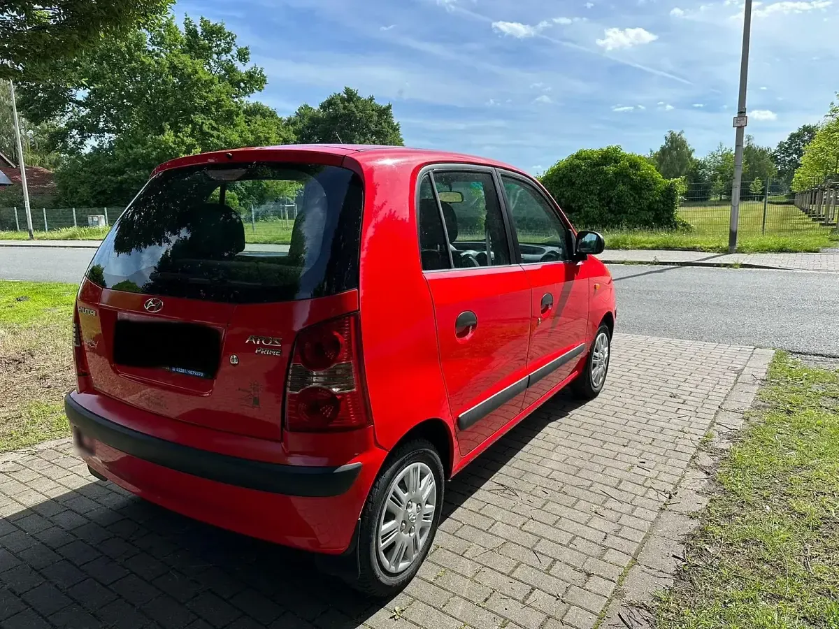 Gebraucht Hyundai Atos 2007 Rot Kleinwagen