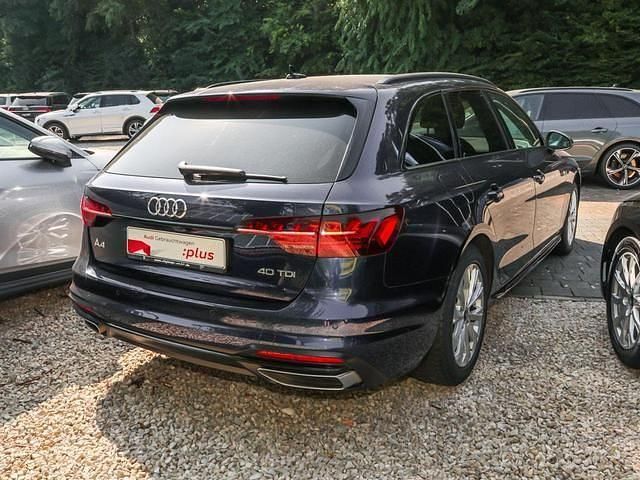 Navarrablau metallic (metallic) Gebraucht 2022 Audi A4 Advanced Plus Kombi | 27.970 € (Fairer Preis) - Bild 1/4