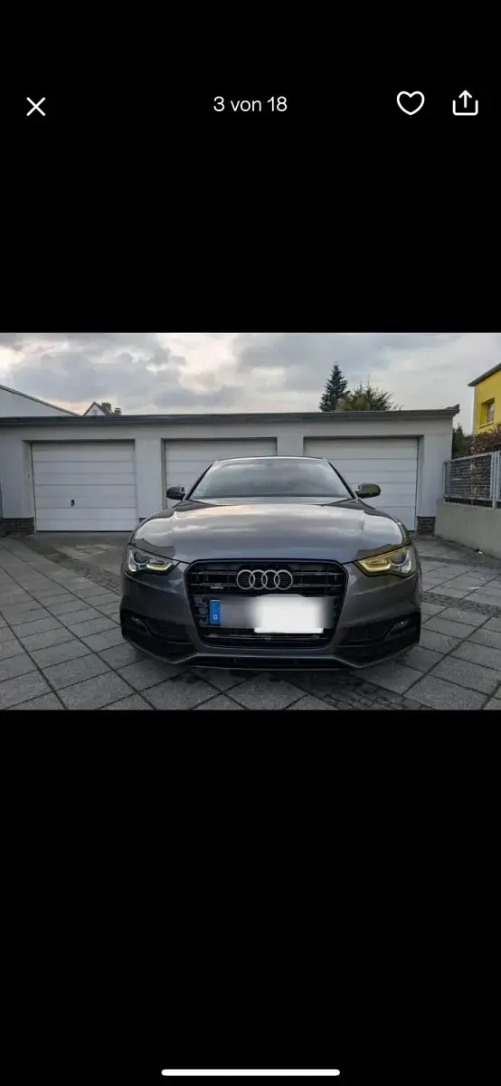 Gebraucht Audi A5 Sportback S-Line 249 PS (183 kW) 2016 Grau Kleinwagen