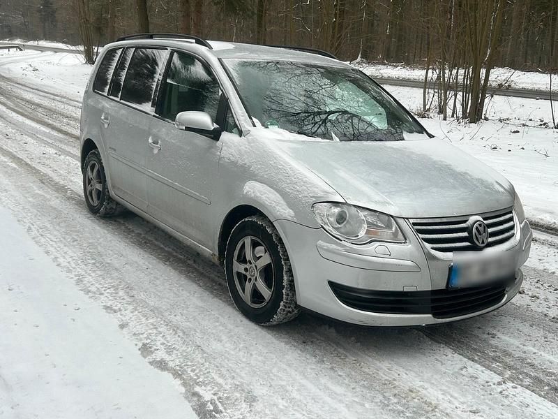 Gebraucht VW Touran 110 PS (80 kW) 2008 Grau Van / Kleinbus