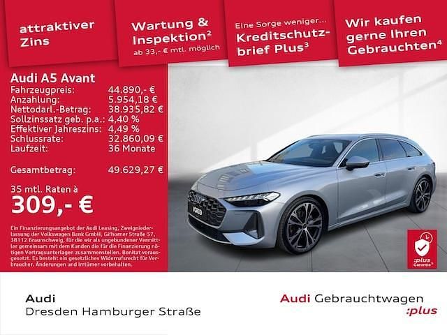 Second-hand Audi A5 Ambiente 204 CP (150 kW) 2025 Argintiu Break