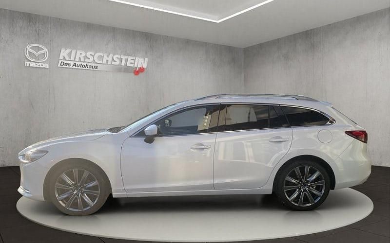 Gebraucht Mazda 6 Sports-Line 194 PS (142 kW) 2019 Snowflake white pearl Kombi