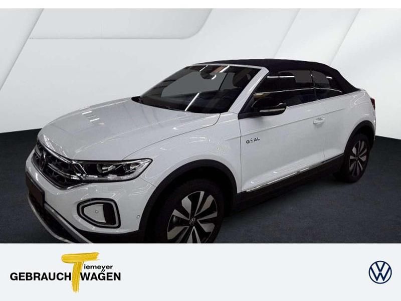 Pure white Gebraucht 2025 VW T-Roc Cabriolet Goal Cabrio | 27.690 € (Guter Preis) - Bild 1/3