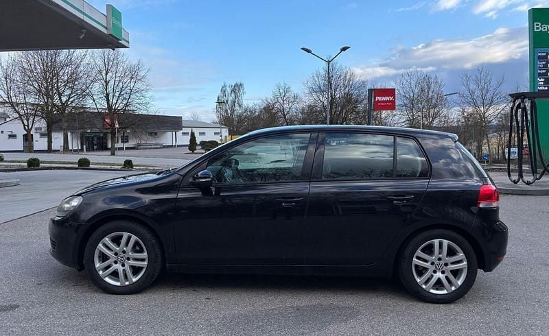 Gebraucht VW Golf VI Trendline 80 PS (58 kW) 2010 Schwarz Kleinwagen