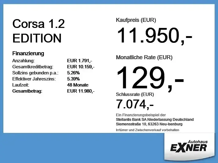 Usado Opel Corsa Edition 75 HP (55 kW) 2023 Branco Citadino