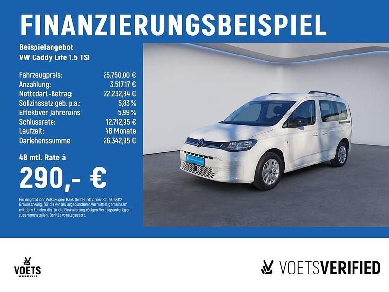 Gebraucht VW Caddy Life 114 PS (83 kW) 2024 Weiß Van / Kleinbus
