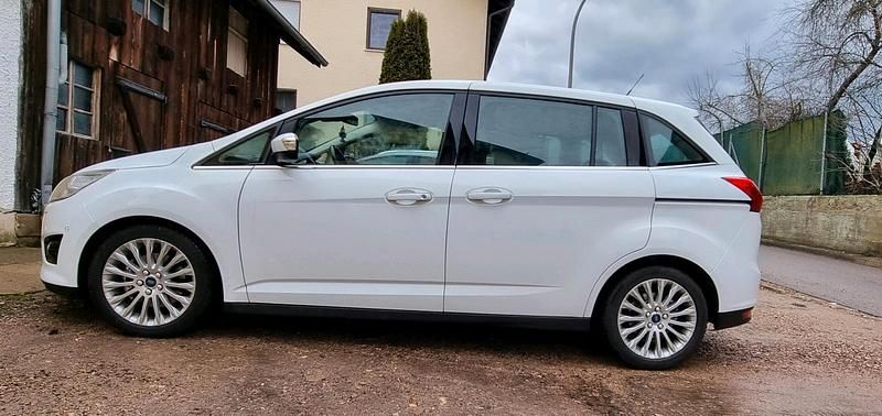 Gebraucht Ford Grand C-Max Titanium 150 PS (110 kW) 2014 Weiß Van / Kleinbus