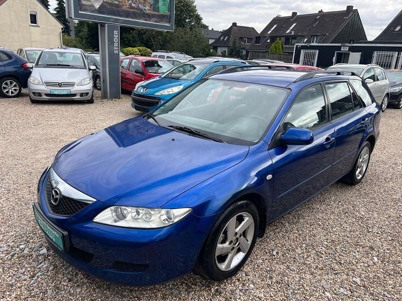 Blau Gebraucht 2003 Mazda 6 Comfort Kombi | 1.999 € (Etwas zu teuer) - Bild 1/4