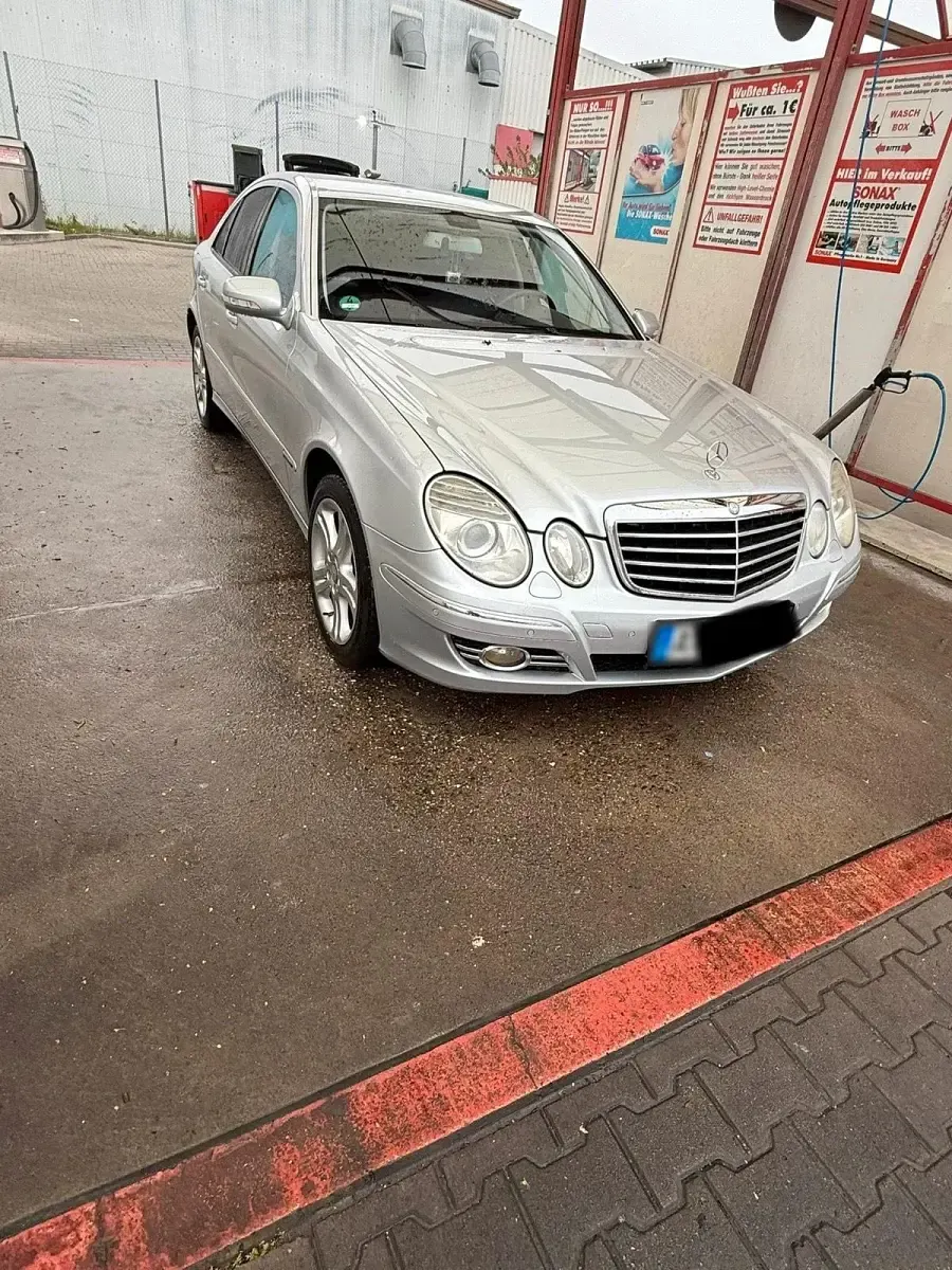 Brugt Mercedes E200 224 HK (164 kW) 2008 Sølv Sedan