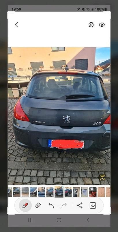 Gebraucht Peugeot 308 110 PS (80 kW) 2008 Grau Limousine