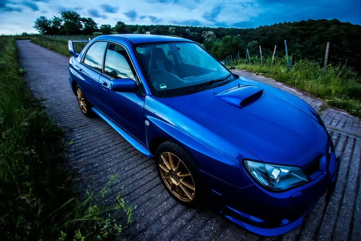 Gebraucht Subaru Impreza 266 PS (195 kW) 2006 Blau Limousine