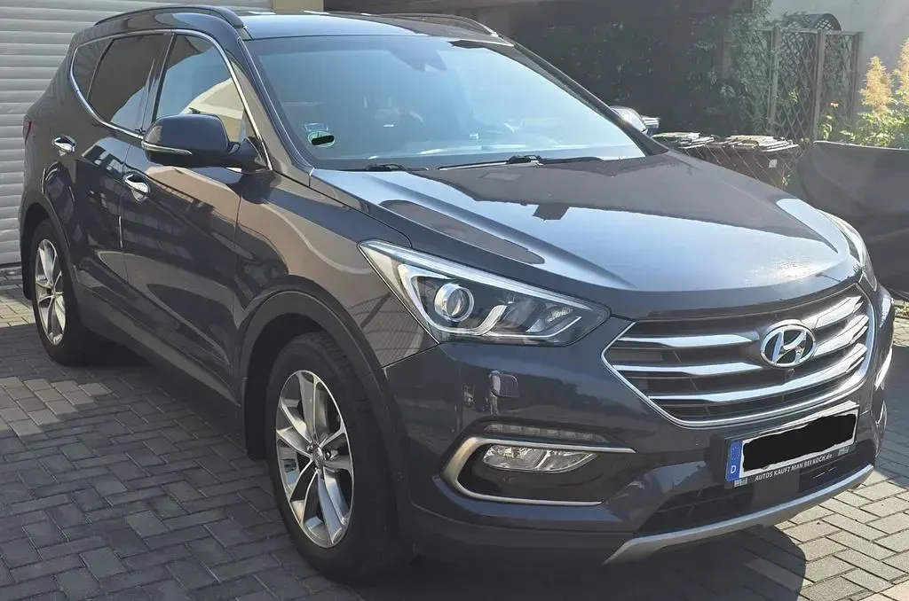 Gebraucht Hyundai Santa Fe Premium 200 PS (147 kW) 2016 Blau SUV