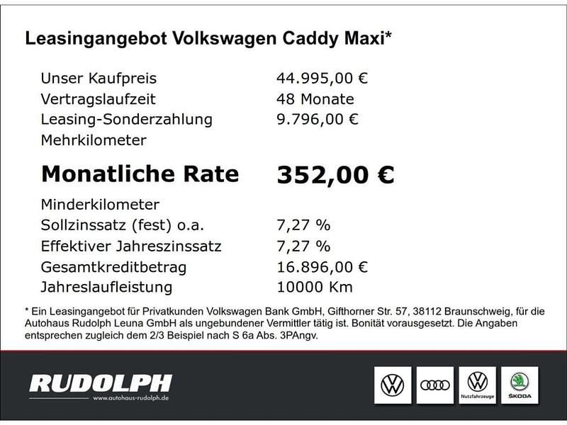 Gebraucht VW Caddy Style 116 PS (85 kW) 2024 Deep black perleffekt Van / Kleinbus