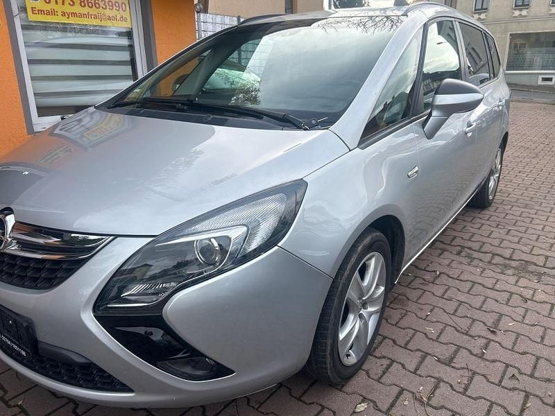 Blau Gebraucht 2012 Opel Zafira Tourer Selection Van / Kleinbus | 4.950 € (Superpreis) - Bild 1/4