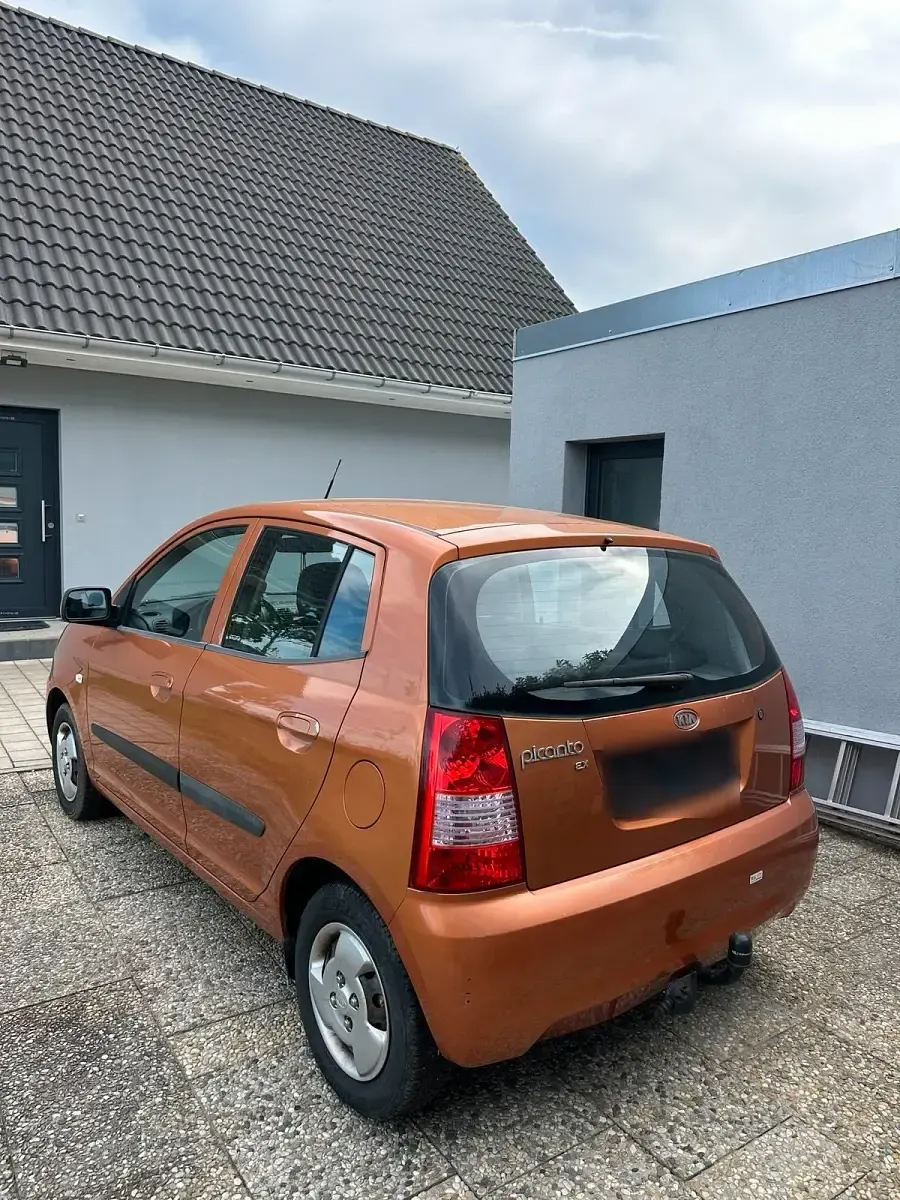 Gebraucht Kia Picanto EX 65 PS (47 kW) 2004 Orange Kleinwagen