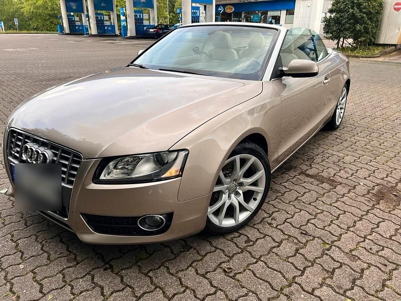 Gold Gebraucht 2009 Audi A5 Cabriolet S-Line Cabrio | 9.999 € - Bild 1/4
