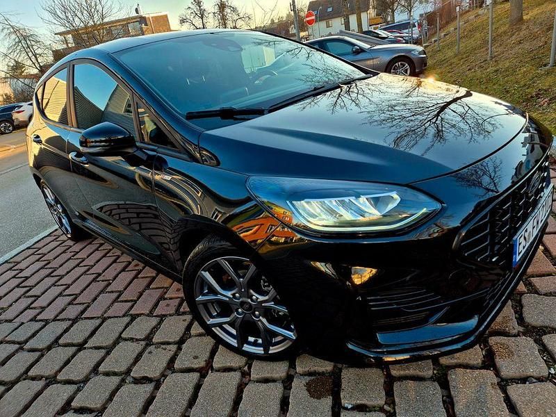 Schwarz Gebraucht 2023 Ford Fiesta ST-Line X Limousine | 16.999 € (Guter Preis) - Bild 1/4