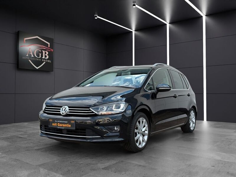 Schwarz Gebraucht 2015 VW Golf Sportsvan Highline Van / Kleinbus | 13.490 € (Fairer Preis) - Bild 1/4