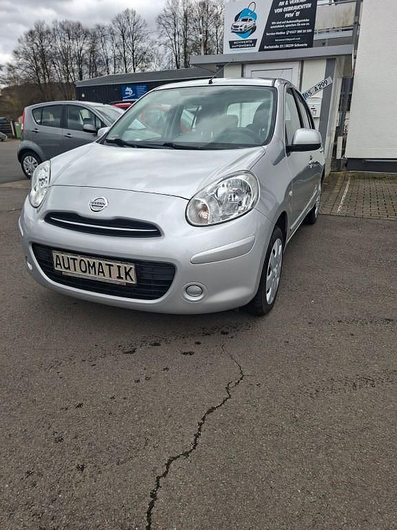Gebraucht Nissan Micra Acenta 80 PS (58 kW) 2011 Silber Kleinwagen