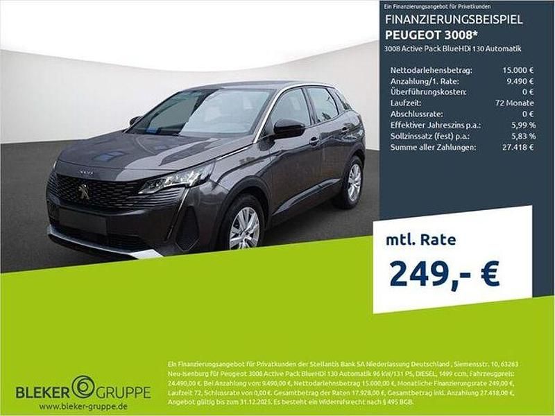 Grau Gebraucht 2023 Peugeot 3008 Active SUV | 23.980 € (Guter Preis) - Bild 1/3