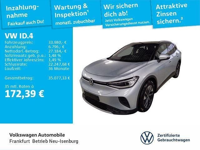 Gebraucht VW ID.4 Pure 125 kW (170 PS) 2025 1t scale silver metallic (metallic) SUV