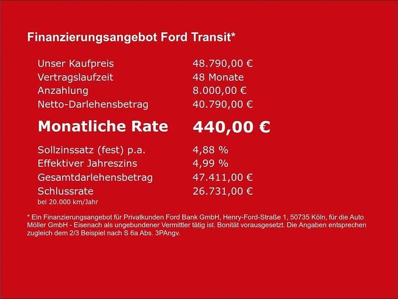 Neu Ford Transit Trend 150 PS (110 kW) 2025 Silber Kombi